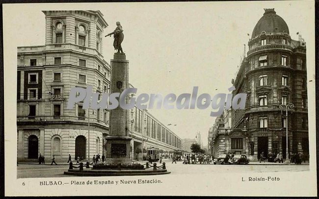 Plaza de españa y nueva estación de bilbao