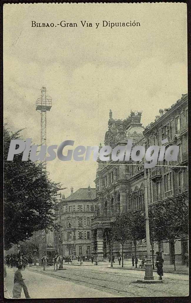 Gran vía y diputación de bilbao