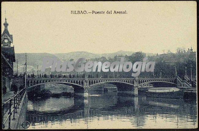 Puente del arenal de bilbao