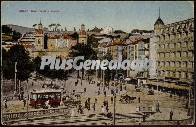 Boulevard y arenal de bilbao