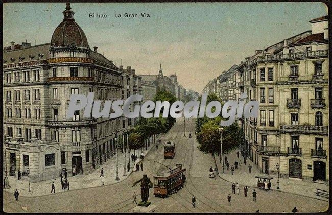 La gran vía de bilbao (en color)