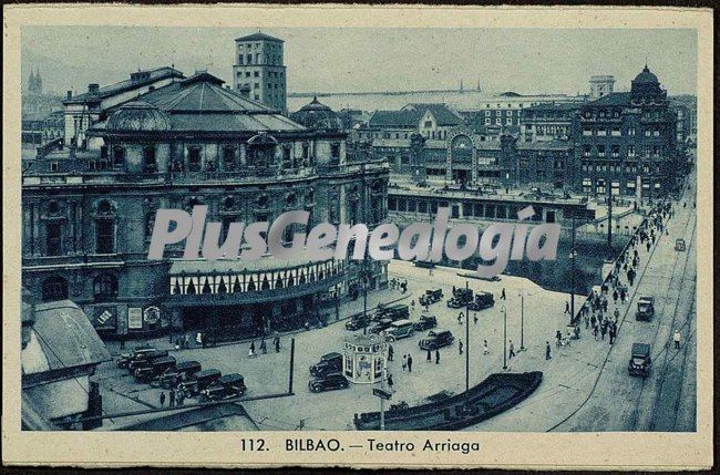 Vista lateral del teatro arriaga de bilbao