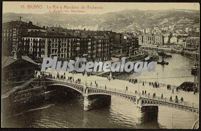 La ría y montaña de archanda de bilbao