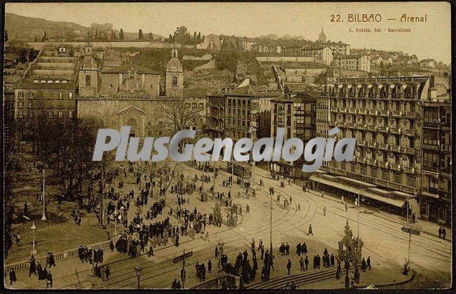 Arenal de bilbao (en sepia)