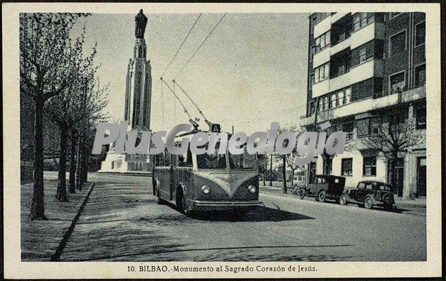 Monumento al sagrado corazón de jesús de bilbao