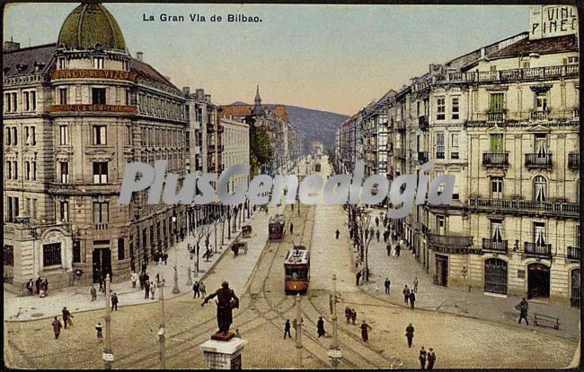 La gran vía de bilbao (en color)