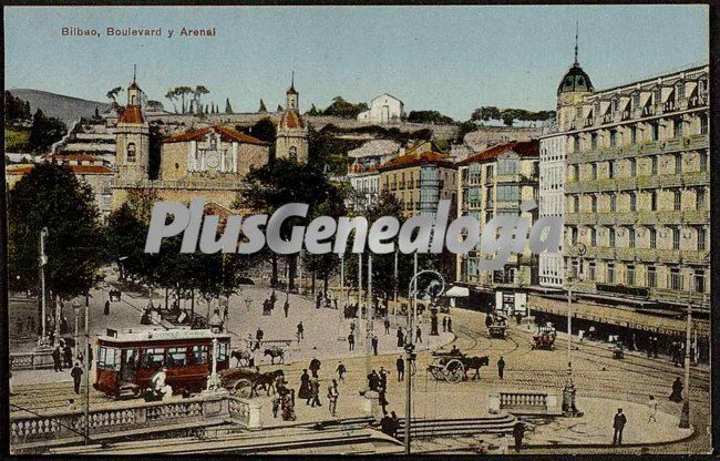 Boulevard y arenal de bilbao