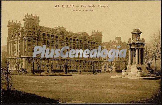 Fuente del parque de bilbao