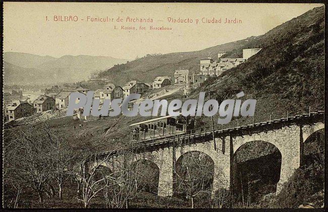 Viaducto y ciudad jardín - funicular de archanda de bilbao