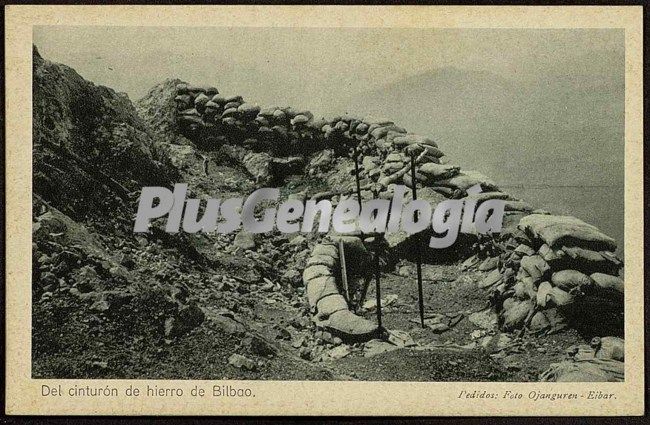 Vista del cinturón de hierro de bilbao