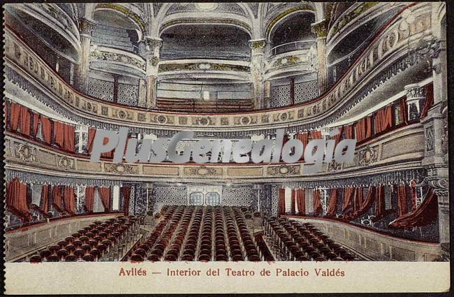 Interior del teatro de palacio valdés, avilés (asturias)