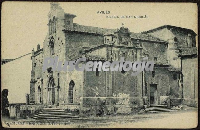 Iglesia de san nicolas, avilés (asturias)