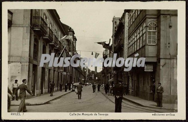 Calle de marqués de teverga, avilés (asturias)