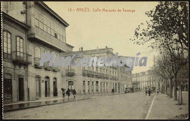 Calle de marqués de teverga, avilés (asturias)