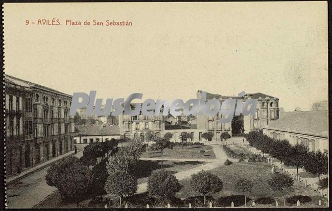 Plaza de san sebastian, avilés (asturias)