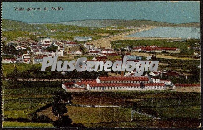 Vista general de aviles, asturias