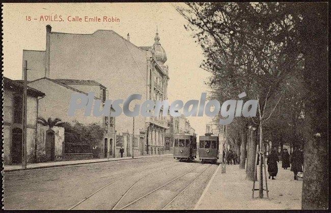 Calle de emile robín, avilés (asturias)