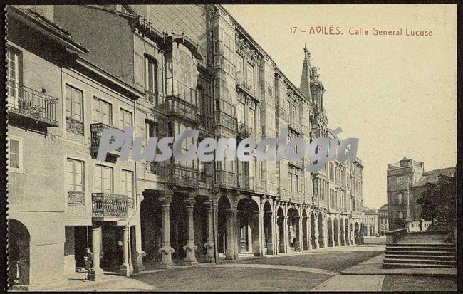 Calle general lucuse, avilés (asturias)