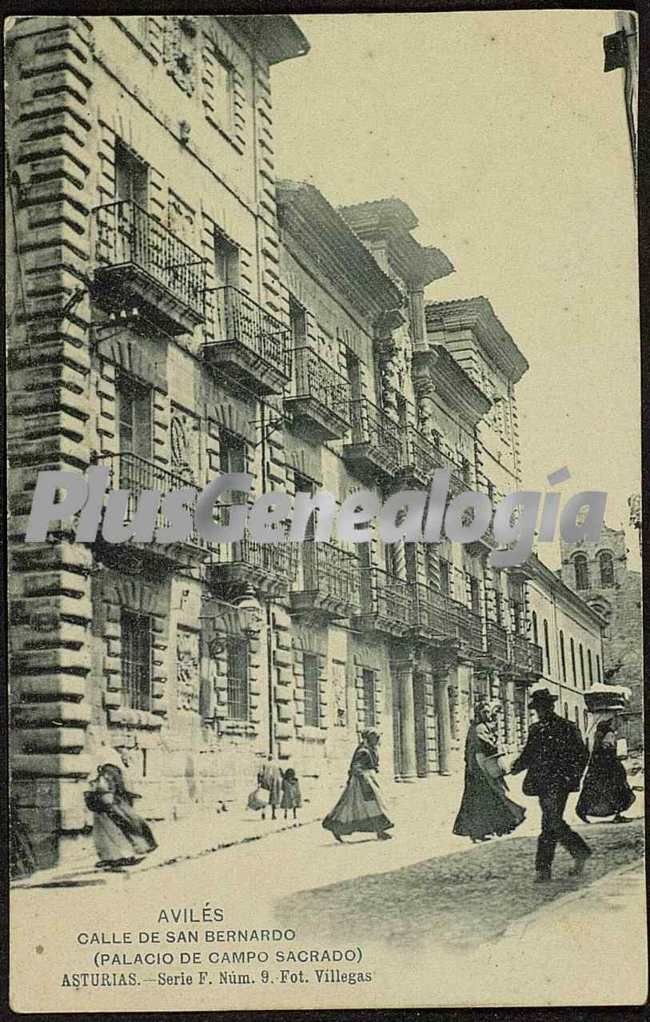 Calle de san bernardo, avilés (asturias)