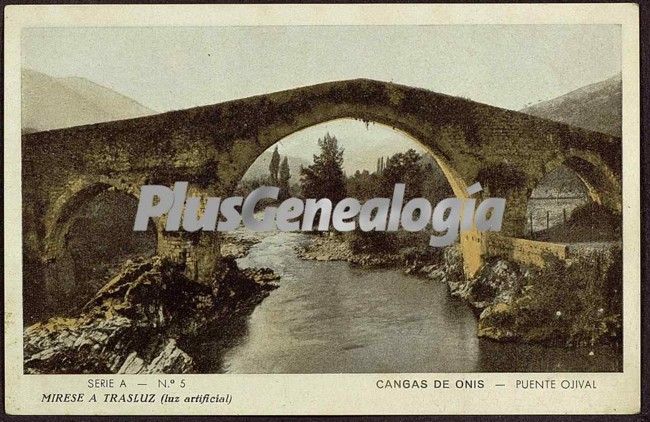Puente ojival, cangas de onis (asturias)