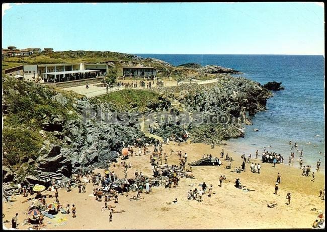 La playa de santa maría del mar en castrillón (asurias)