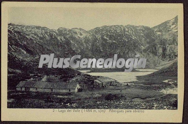 Lago del valle - albergues para obreros, corias (asturias)