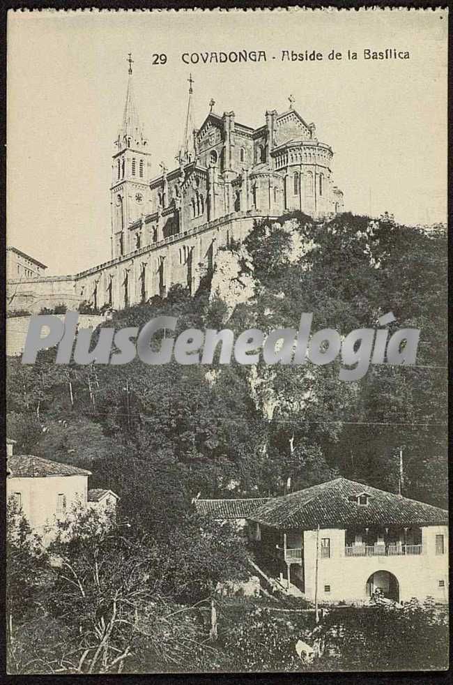 ábside de la catedral, covadonga (asturias)