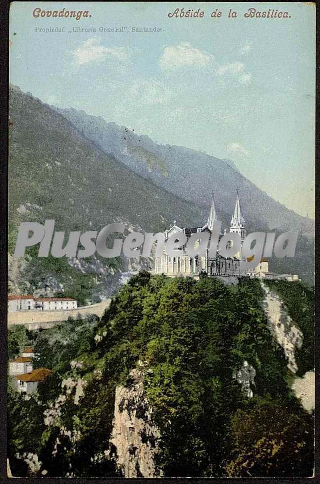 ábside de la catedral, covadonga (asturias)