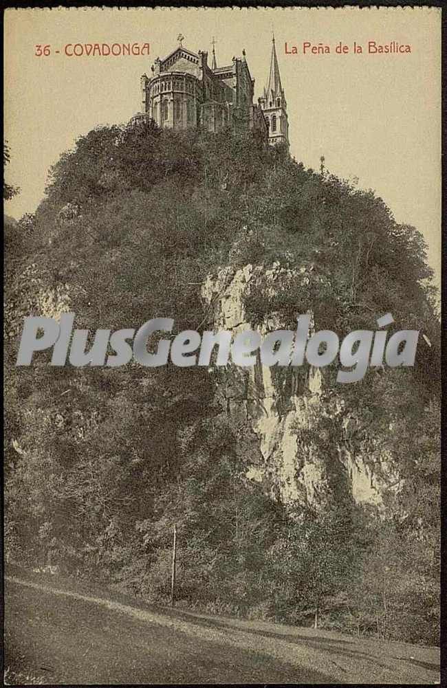 La peña de la basilica, covadonga (asturias)
