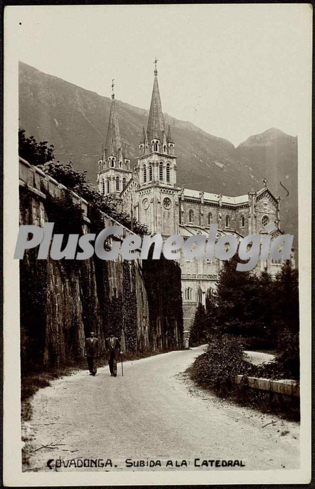 Subida a la catedral, covadonga (asturias)