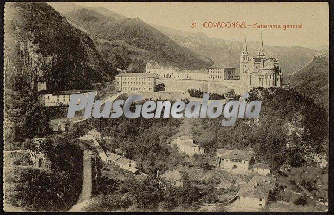 Vista general, covadonga (asturias)