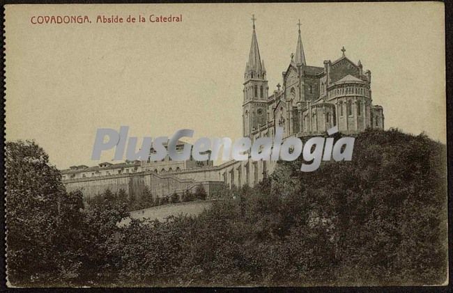 ábside de la catedral, covadonga (asturias)