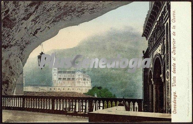 Vista de la cueva, covadonga (asturias)