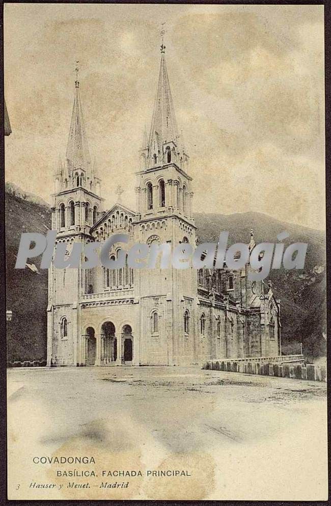 Basilica, fachada principal, covadonga (asturias)