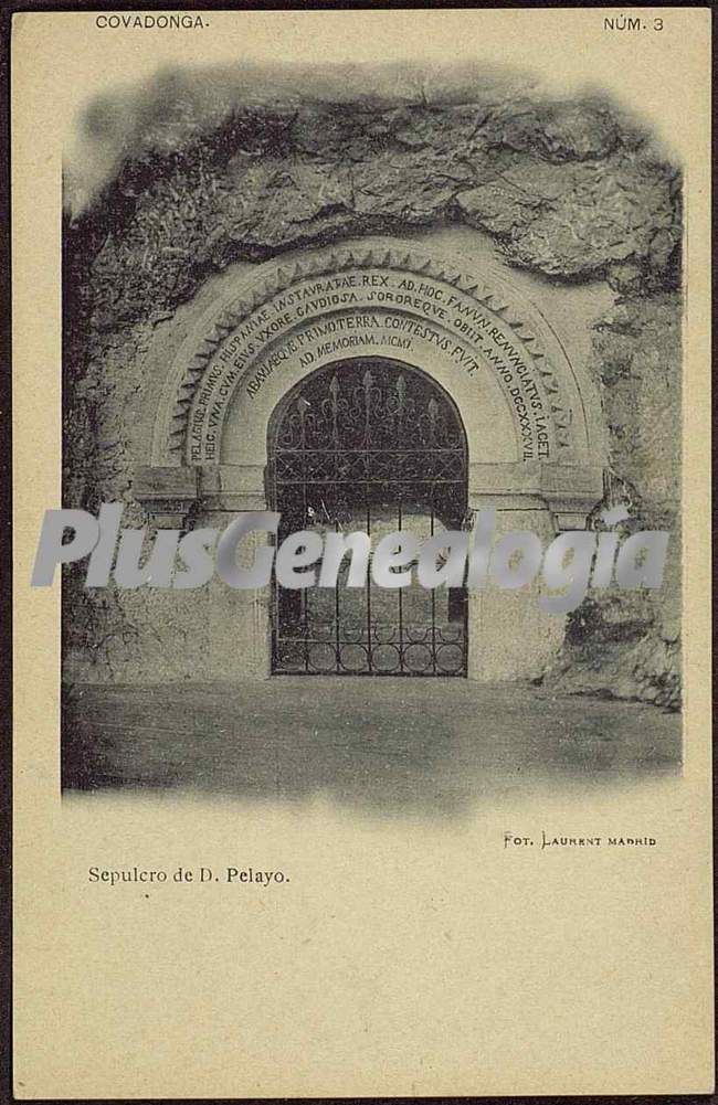 Sepulcro de don pelayo, covadonga (asturias)