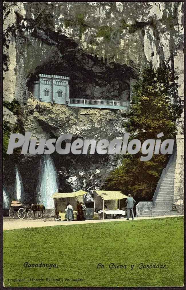 La cueva y cascada, covadonga (asturias)