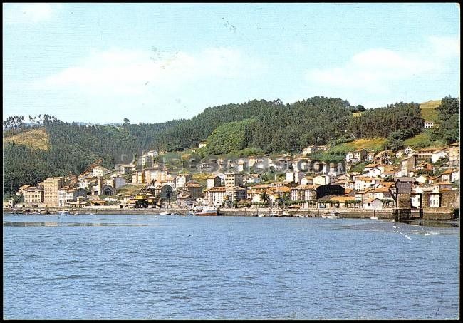 Vista parcial de san esteban de pravia (asturias)