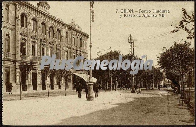 Teatro dindurra y pº de alfonso xii, gijón, (asturias)