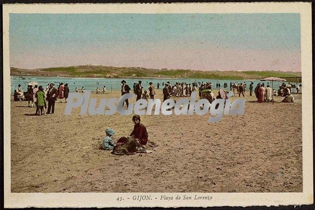 Playa de san lorenzo, gijón (asturias)