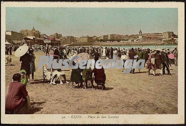 Playa de san lorenzo, gijón (asturias)