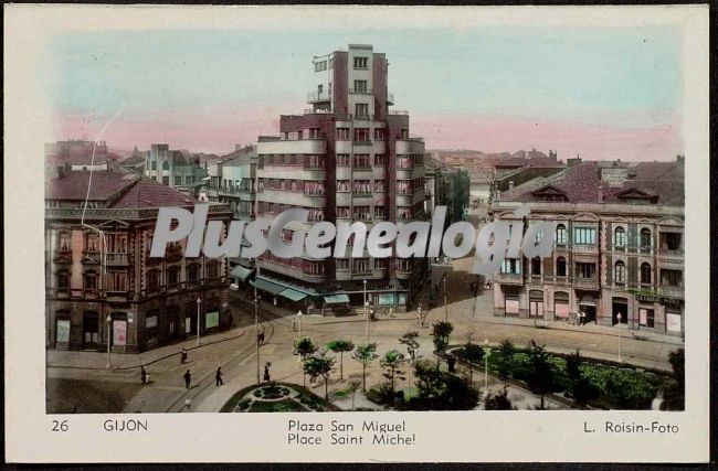 Plaza de san miguel, gijón (asturias)