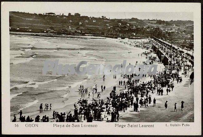 Playa de san lorenzo, gijón (asturias)