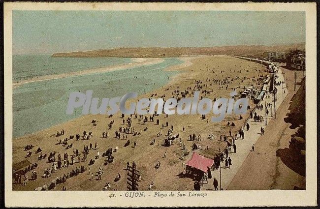 Playa de san lorenzo, gijón (asturias)