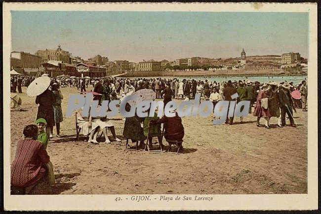 Playa de san lorenzo, gijón (asturias)