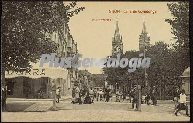 Calle de covadonga, gijón (asturias)