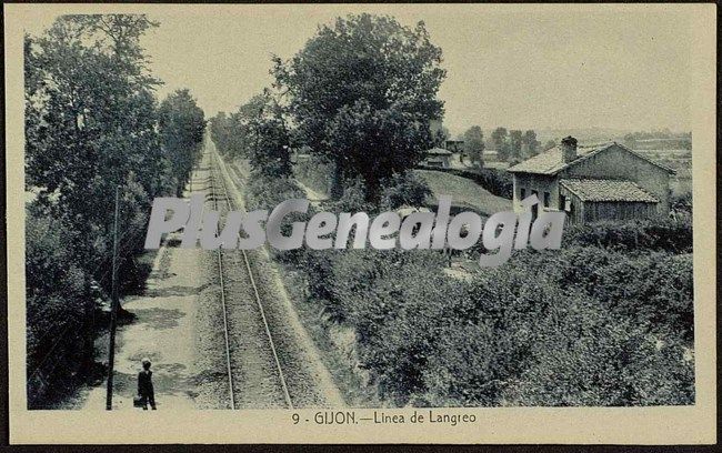 Linea de langreo, gijón (asturias)