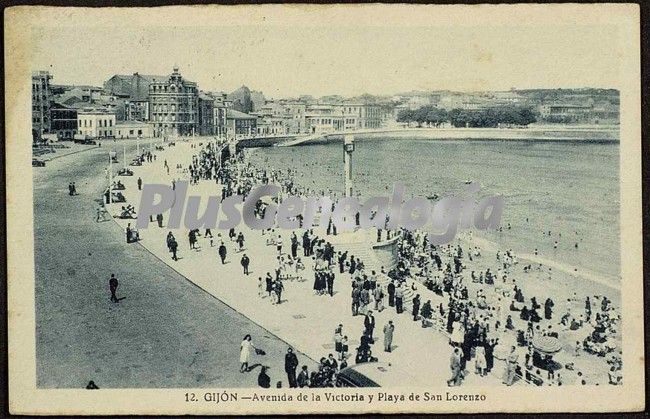 Avda. de la victoria y playa de san lorenzo, gijón (asturias)