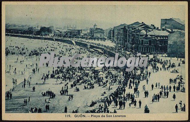 Playa de san lorenzo, gijón (asturias)