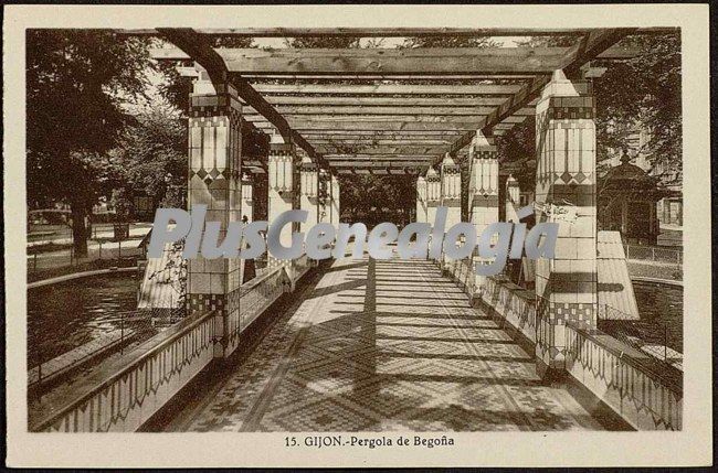 Pérgola de begoña, gijón (asturias)