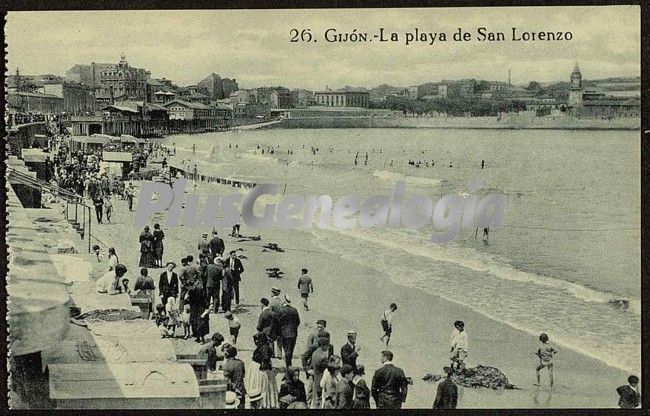 Playa de san lorenzo, gijón (asturias)